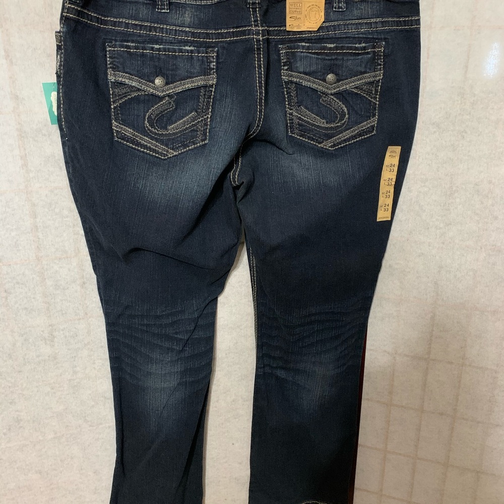 Silver Suki slim bootcut jeans